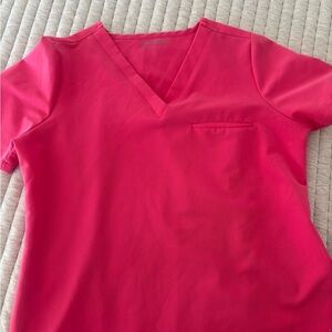 Chic Fuchsia V-Neck Women's Tee